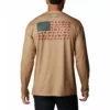 Men's Columbia PHG Terminal Shot Game Flag Long Sleeve T-Shirt