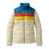 L.L.Bean Women's L.L. Bean Mountain Classic Colorblock Puffer Jacket