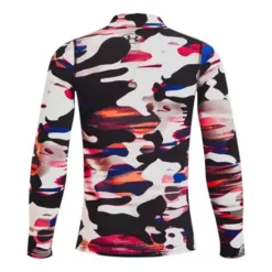 Boys' Under Armour ColdGear Armour Printed Mock Long Sleeve Shirt -The North Face Shop 19525379422 1