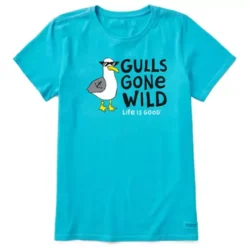 Women's Life Is Good Gulls Gone Wild Crusher Lite T-Shirt