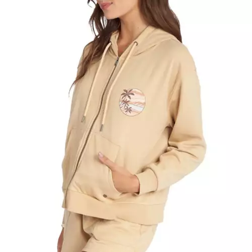 Women's Roxy Evening Hike Full Zip Hoodie 4 Women's Roxy Evening Hike Full Zip Hoodie - Image 2