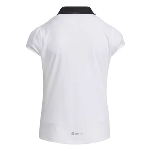 Girls' Adidas HEAT.RDY Golf Polo Shirt 4 Girls' Adidas HEAT.RDY Golf Polo Shirt - Image 2