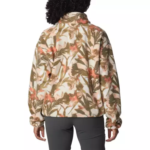 Women's Columbia Helvetia Cropped 1/2 Snapped Fleece Pullover 6 Women's Columbia Helvetia Cropped 1/2 Snapped Fleece Pullover - Image 4