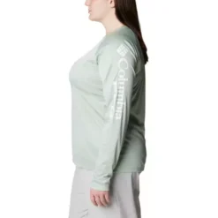Women's Columbia Plus Size PFG Tidal Heather Long Sleeve Shirt -The North Face Shop 19597864418 1