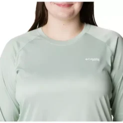 Women's Columbia Plus Size PFG Tidal Heather Long Sleeve Shirt -The North Face Shop 19597864418 2