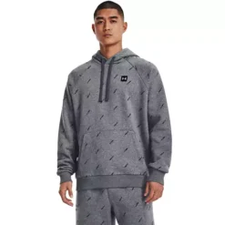 Men's Under Armour Rival Fleece Micro Branded Hoodie -The North Face Shop 19603959219 2