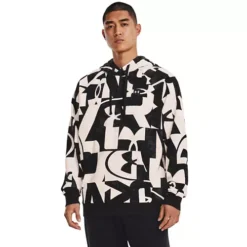 Men's Under Armour Fleece Macro Branded Hoodie -The North Face Shop 19603960069 2