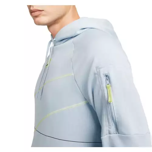 Men's Nike Bold Swoosh Fleece Fitness Hoodie 5 Men's Nike Bold Swoosh Fleece Fitness Hoodie - Image 3