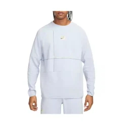 Men's Nike Long-Sleeve Fleece Fitness Crewneck Sweatshirt