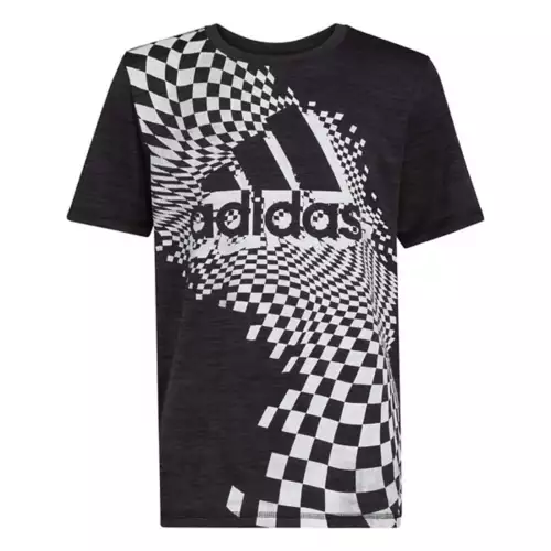 Boys' Adidas Aeroready Spectrum Poly Melange T-Shirt 3 Boys' Adidas Aeroready Spectrum Poly Melange T-Shirt