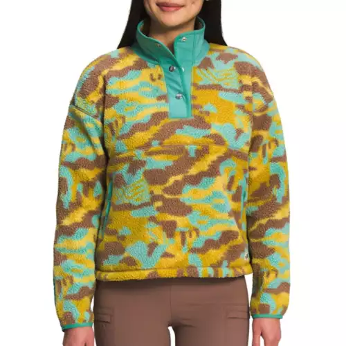Women's The North Face Cragmont Printed Fleece 1/4 Snap 3 Women's The North Face Cragmont Printed Fleece 1/4 Snap