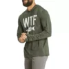 Men's Life Is Good WTF Active Hooded Long Sleeve T-Shirt -The North Face Shop 19629377396