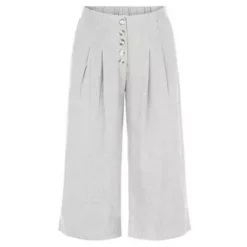 Women's Tribal Button Front Palazzo Pants