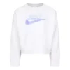 Girls' Nike Printed Club Crewneck Sweatshirt -The North Face Shop 82566373149