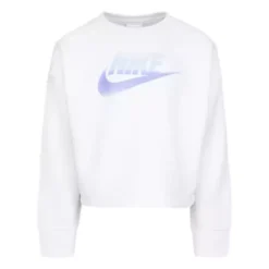 Girls' Nike Printed Club Crewneck Sweatshirt