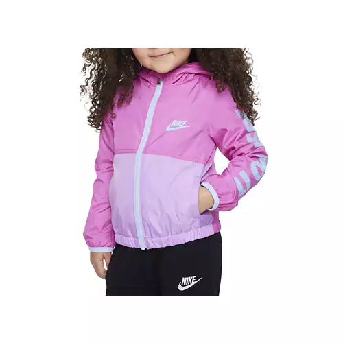 Girls' Toddler Nike "Just Do It" Windrunner Jacket 3 Girls' Toddler Nike "Just Do It" Windrunner Jacket
