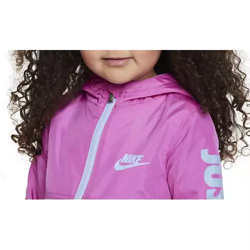 Girls' Toddler Nike "Just Do It" Windrunner Jacket 7 Girls' Toddler Nike "Just Do It" Windrunner Jacket - Image 5