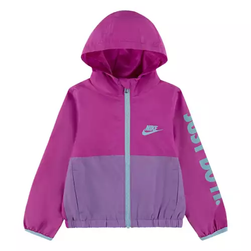 Girls' Toddler Nike "Just Do It" Windrunner Jacket 8 Girls' Toddler Nike "Just Do It" Windrunner Jacket - Image 6