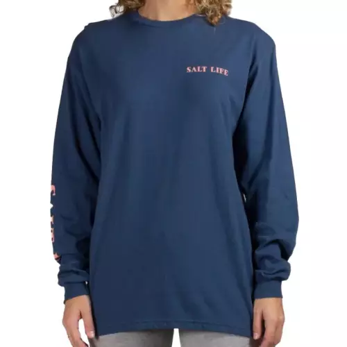 Women's Salt Life Crab Tropics Long Sleeve T-Shirt 3 Women's Salt Life Crab Tropics Long Sleeve T-Shirt