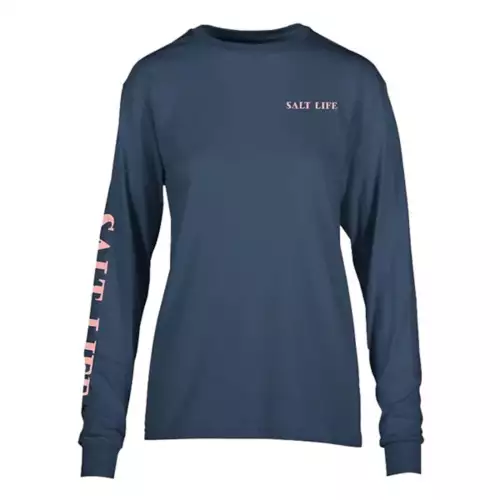 Women's Salt Life Crab Tropics Long Sleeve T-Shirt 5 Women's Salt Life Crab Tropics Long Sleeve T-Shirt - Image 3