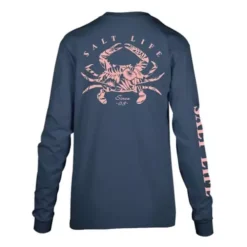 Women's Salt Life Crab Tropics Long Sleeve T-Shirt 9 Women's Salt Life Crab Tropics Long Sleeve T-Shirt -The North Face Shop 88985643267 3